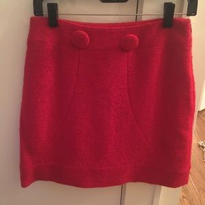 Red skirt